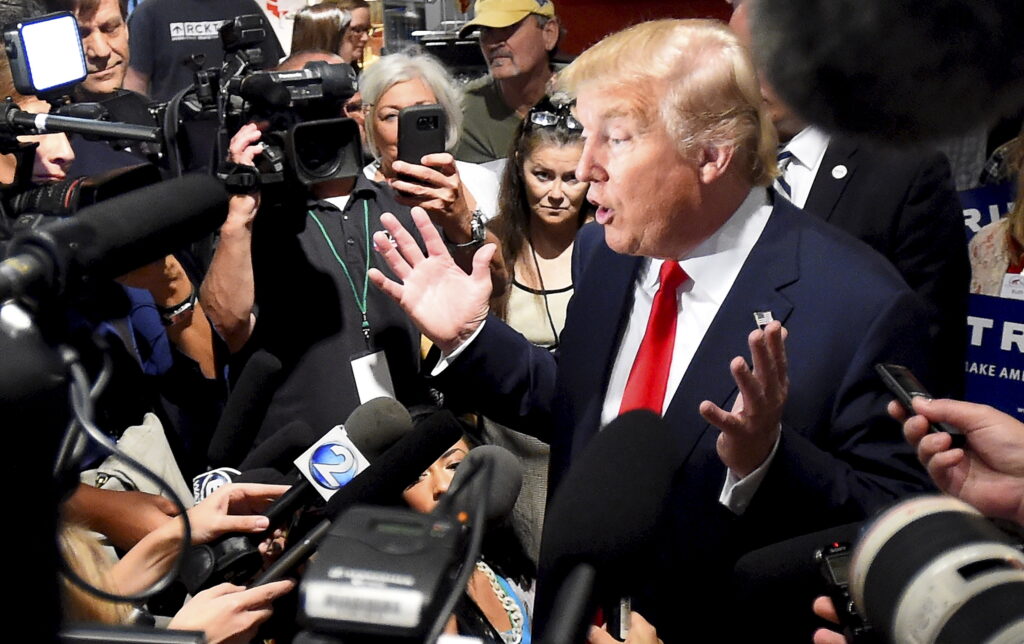 Donald Trump media talk