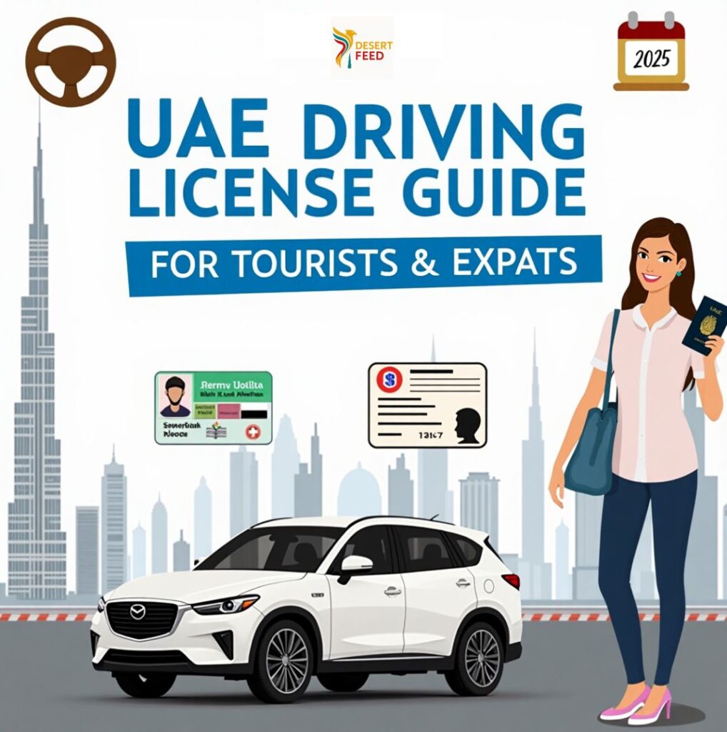 UAE Driving License Guide for Tourists and Expats