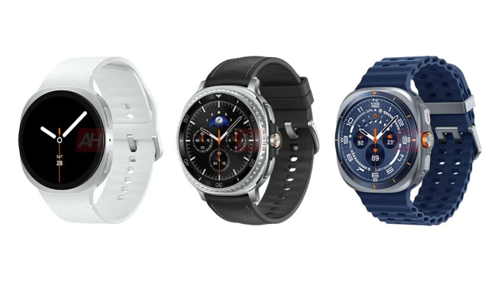 Samsung Galaxy Watch8 Classic with rotating bezel and health metrics