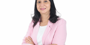 Dr. Dhanalakshmi, Indian expat dentist and author from Kerala, who passed away in Abu Dhabi.
