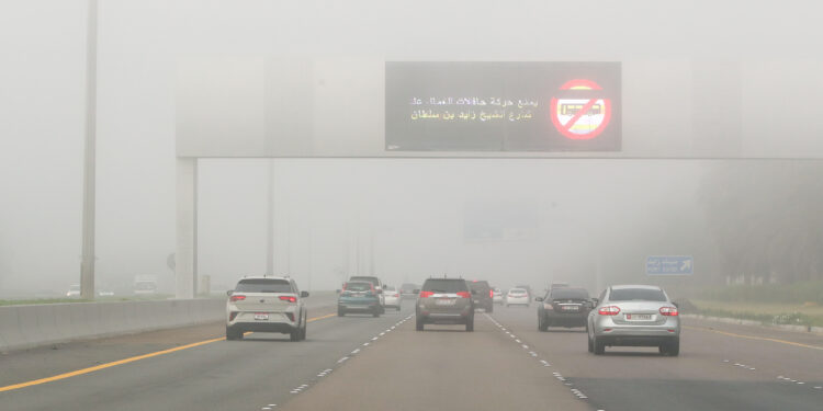 UAE Weather Alert: Dense Fog Reduces Visibility Across Abu Dhabi