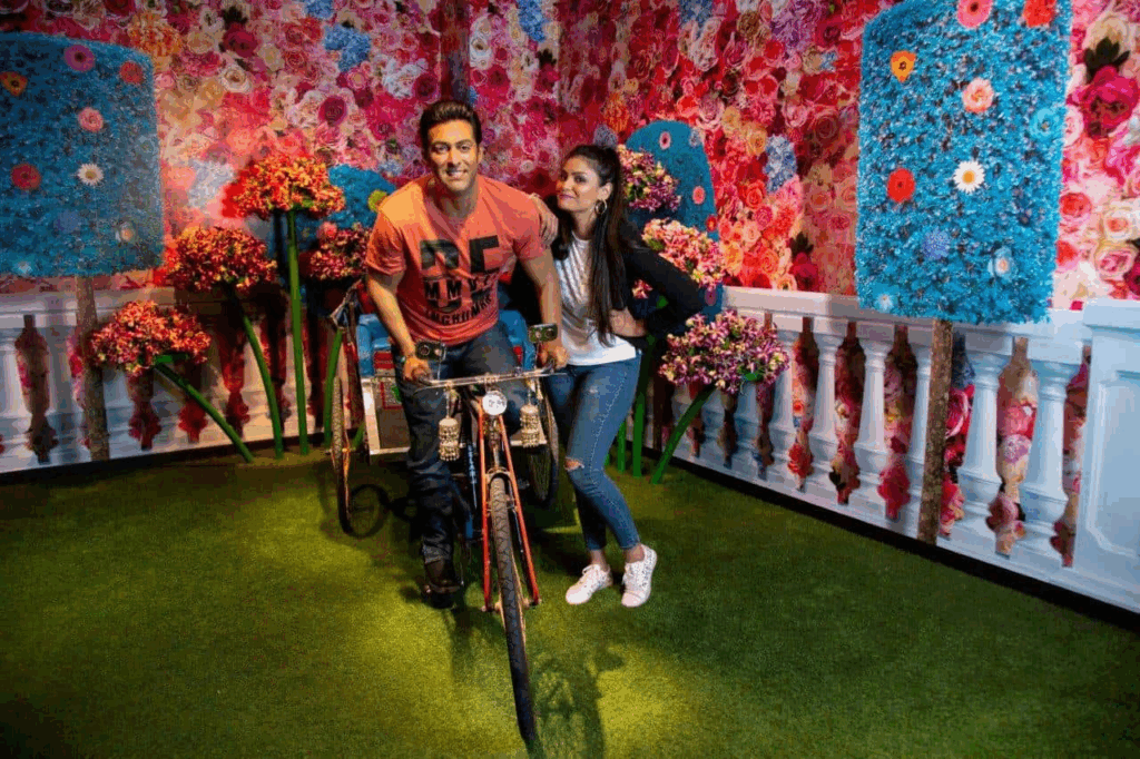 Wax figures of celebrities at Madame Tussauds Dubai